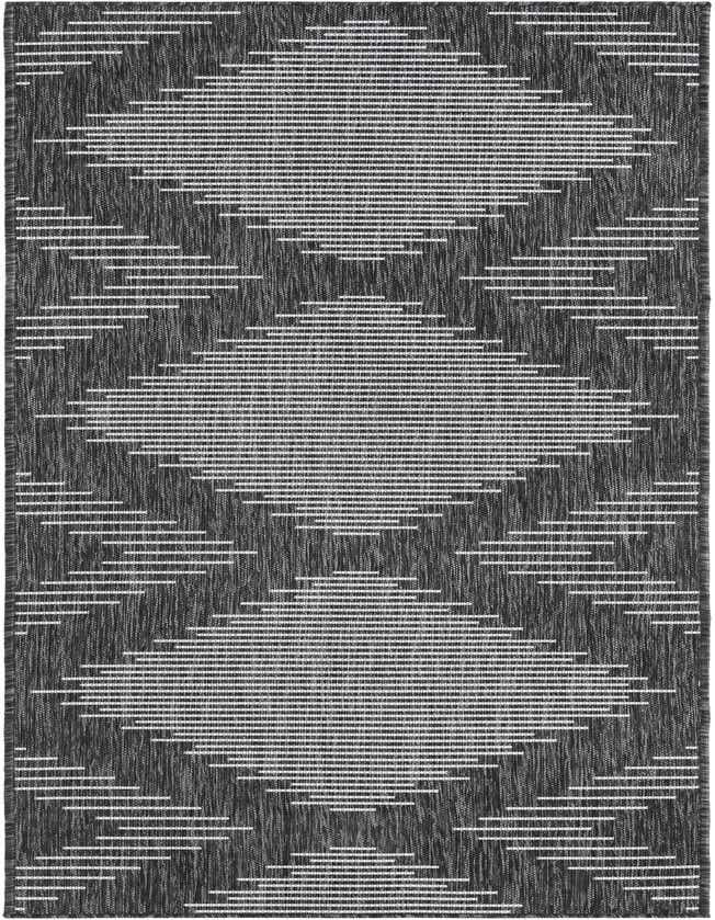 2' x 8' Easy-Clean Modern Indoor / Outdoor Runner Rug
