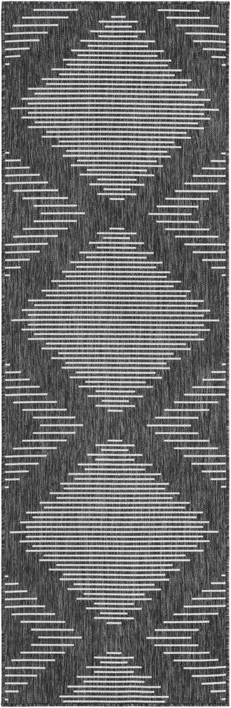 2' x 8' Easy-Clean Modern Indoor / Outdoor Runner Rug