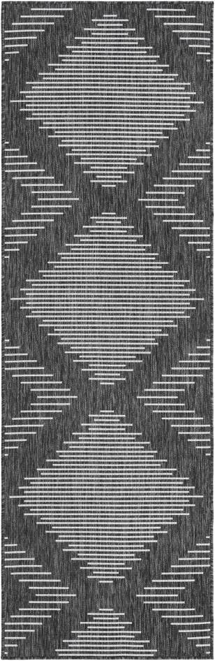 Detail image of 2' x 8' Easy-Clean Modern Indoor / Outdoor Runner Rug