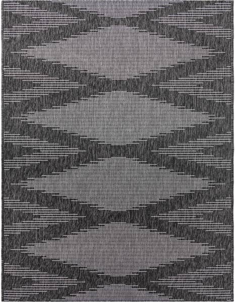 Detail image of 3' 3 x 14' Easy-Clean Modern Indoor / Outdoor Runner Rug