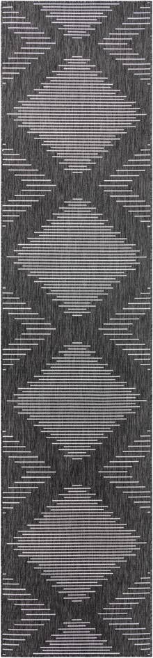 Detail image of 3' 3 x 14' Easy-Clean Modern Indoor / Outdoor Runner Rug