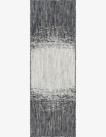 2' x 6' Easy-Clean Modern Indoor / Outdoor Runner Rug