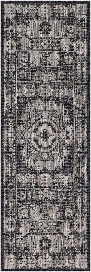 Detail image of 2' x 6' Easy-Clean Traditional Indoor / Outdoor Runner Rug