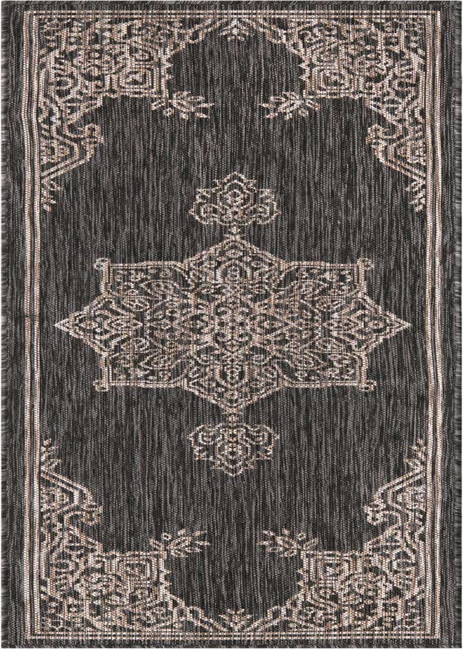 2' x 6' Easy-Clean Traditional Indoor / Outdoor Runner Rug
