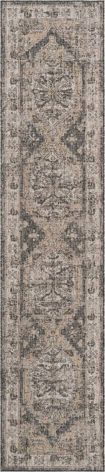 Detail image of 2' 7 x 12' Easy-Clean Traditional Indoor / Outdoor Runner Rug