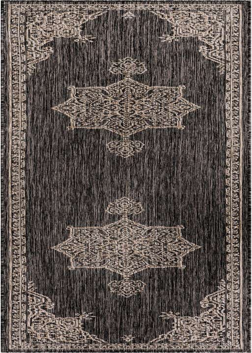 2' 7 x 10' Easy-Clean Traditional Indoor / Outdoor Runner Rug