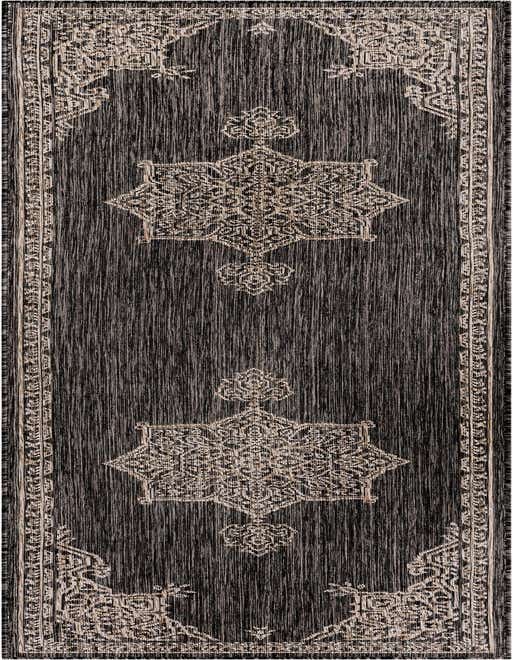 2' 7 x 10' Easy-Clean Traditional Indoor / Outdoor Runner Rug