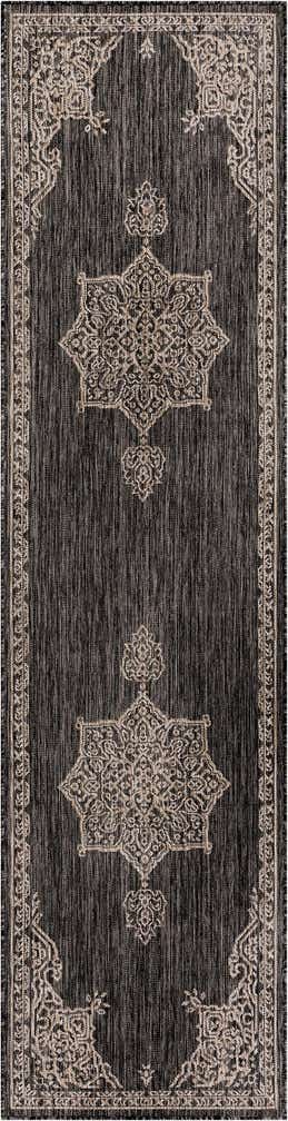 2' 7 x 10' Easy-Clean Traditional Indoor / Outdoor Runner Rug