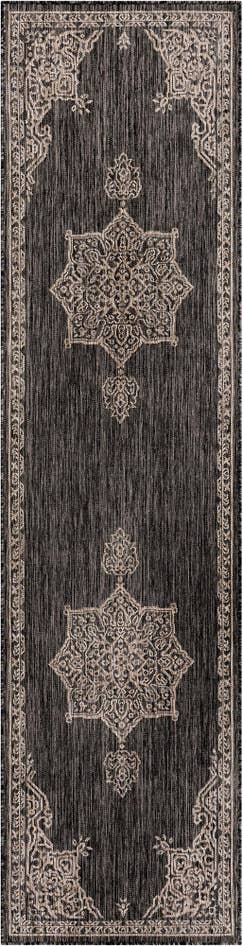 Detail image of 2' 7 x 10' Easy-Clean Traditional Indoor / Outdoor Runner Rug
