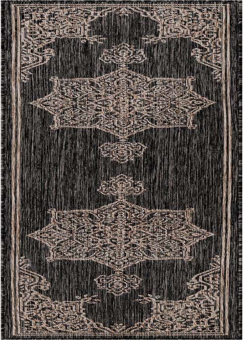 2' x 8' Easy-Clean Traditional Indoor / Outdoor Runner Rug