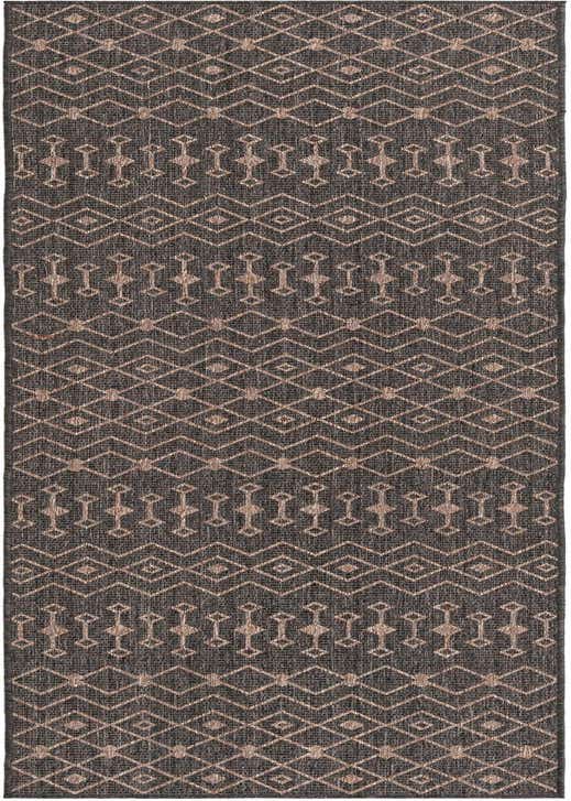 2' 7 x 10' Easy-Clean Trellis Indoor / Outdoor Runner Rug