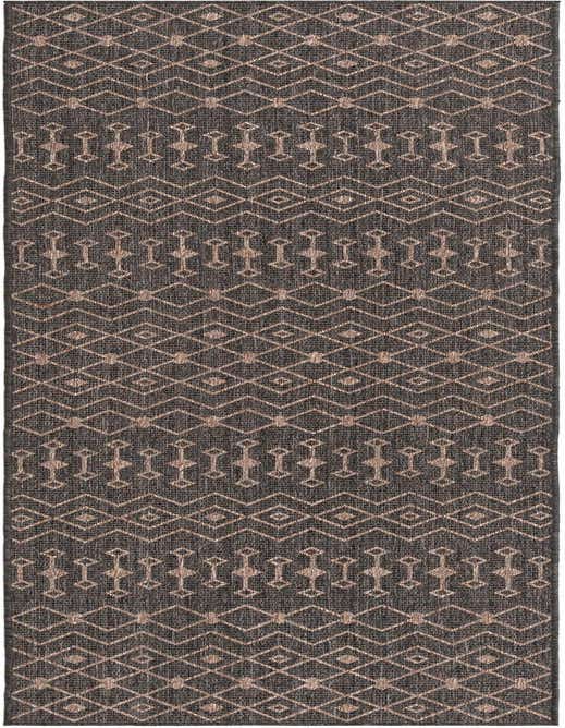 2' 7 x 10' Easy-Clean Trellis Indoor / Outdoor Runner Rug