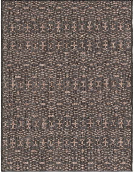2' 7 x 12' Easy-Clean Trellis Indoor / Outdoor Runner Rug