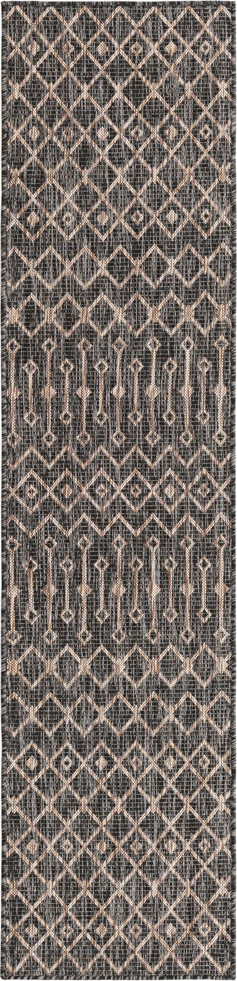 2' x 8'  Washable Trellis Indoor / Outdoor Runner Rug