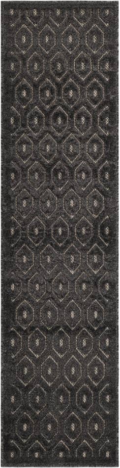 Detail image of 60cm x 245cm Easy-Clean Trellis Textured Indoor / Outdoor Runner Rug