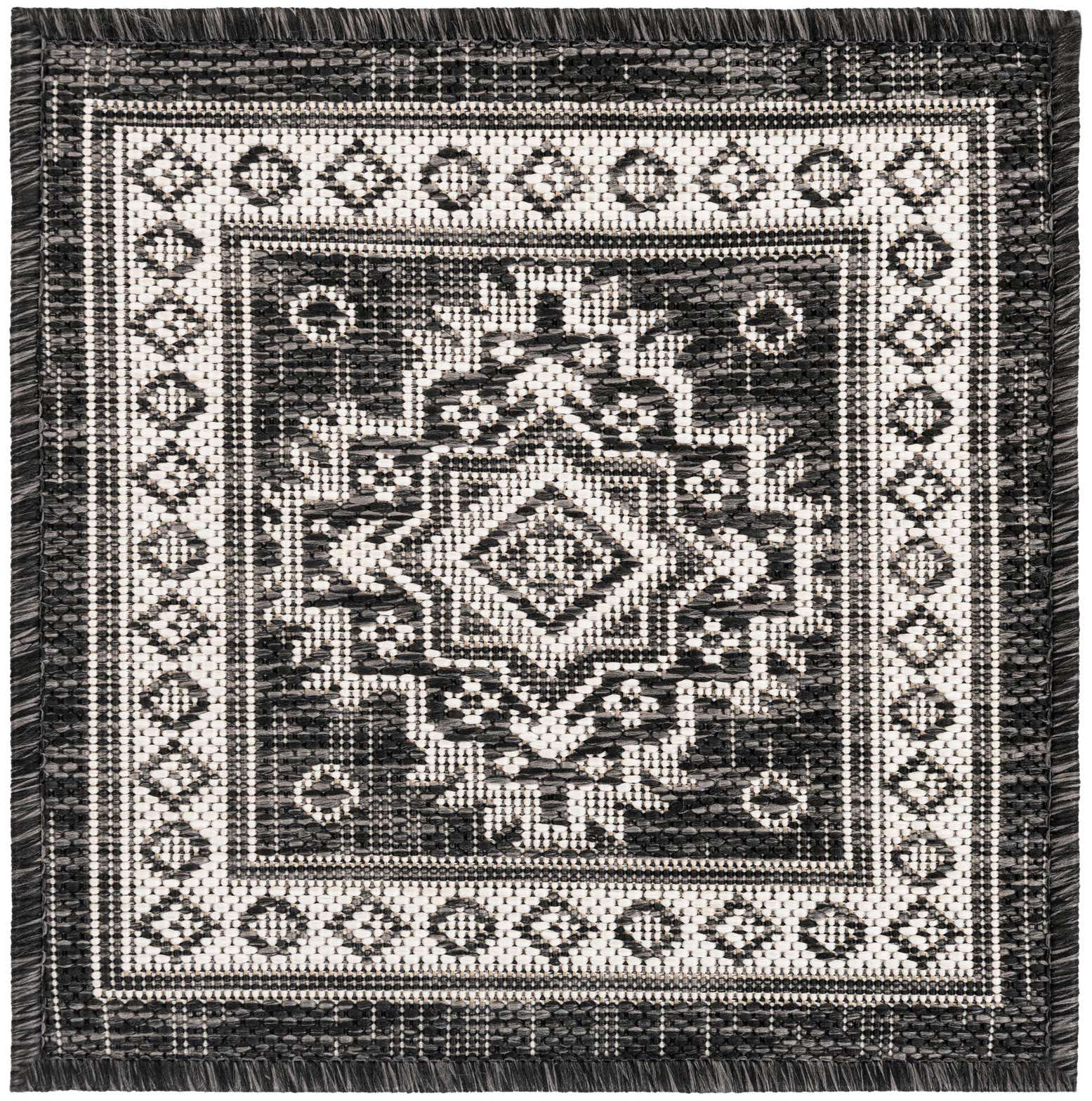 1' 4 x 1' 4 Easy-Clean Aztec Indoor / Outdoor Sample Rug