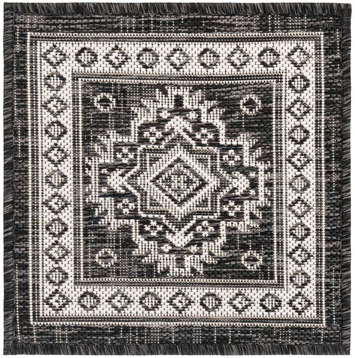 1' 4 x 1' 4 Easy-Clean Aztec Indoor / Outdoor Sample Rug