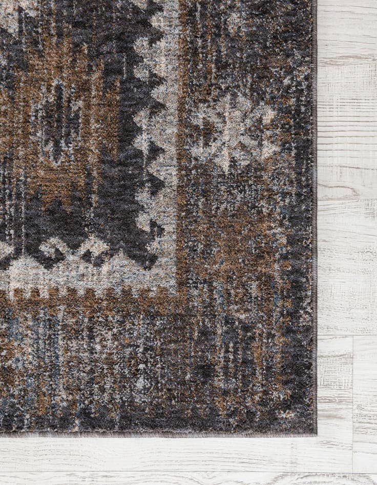 Detail image of 5' 3 x 5' 3 Eco Southwestern Square Rug