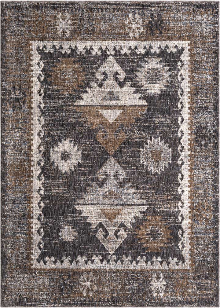 5' 3 x 5' 3 Eco Southwestern Square Rug