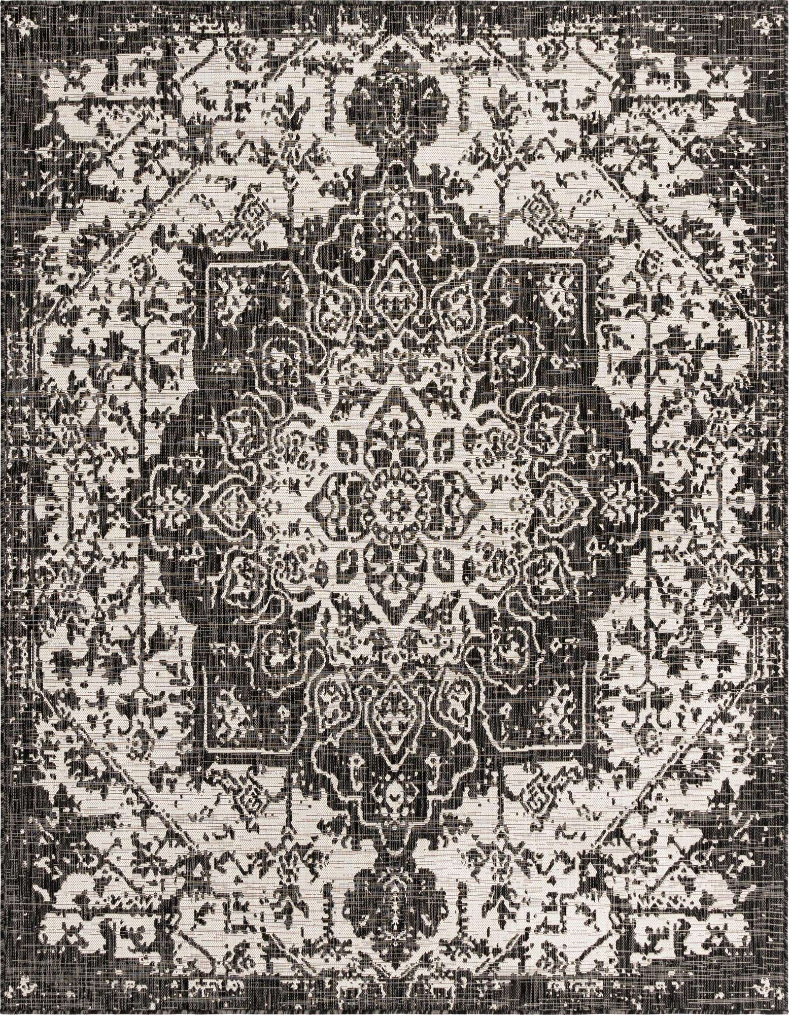7' 10 x 7' 10 Easy-Clean Jill Zarin Dubai Indoor / Outdoor Square Rug