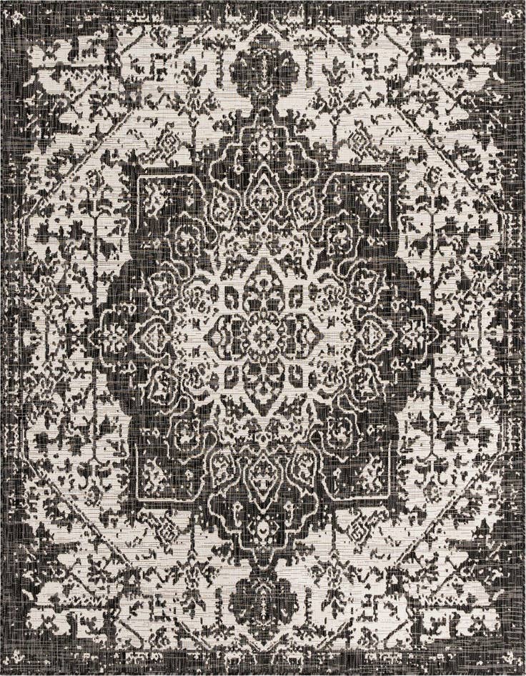 Detail image of 7' 10 x 7' 10 Easy-Clean Jill Zarin Dubai Indoor / Outdoor Square Rug