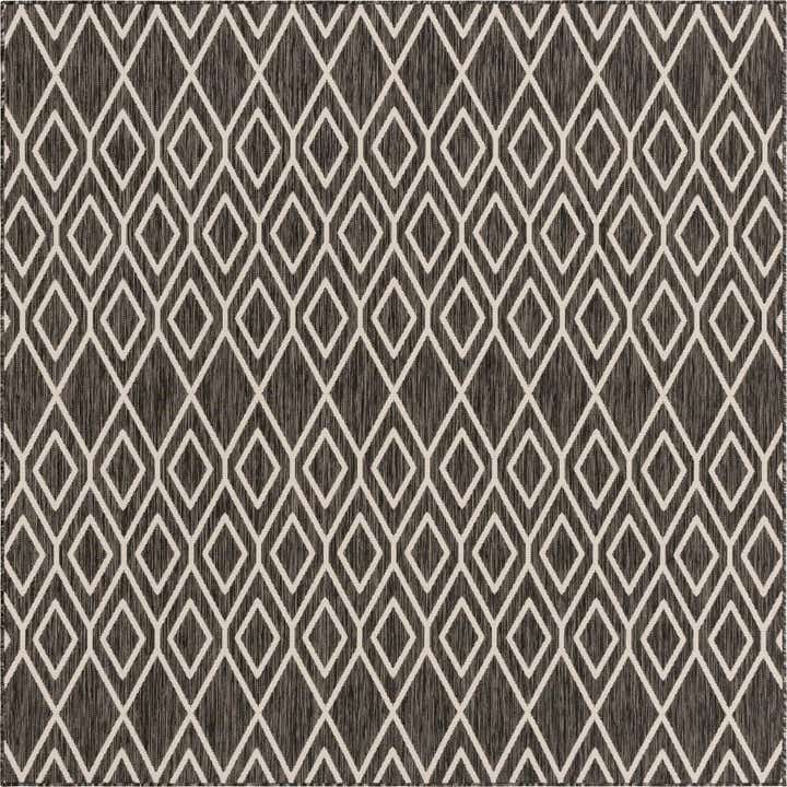 7' 10 x 7' 10 Easy-Clean Jill Zarin Turks and Caicos Indoor / Outdoor Square Rug