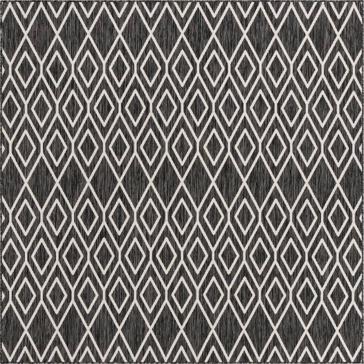 Detail image of 7' 10 x 7' 10 Easy-Clean Jill Zarin Turks and Caicos Indoor / Outdoor Square Rug