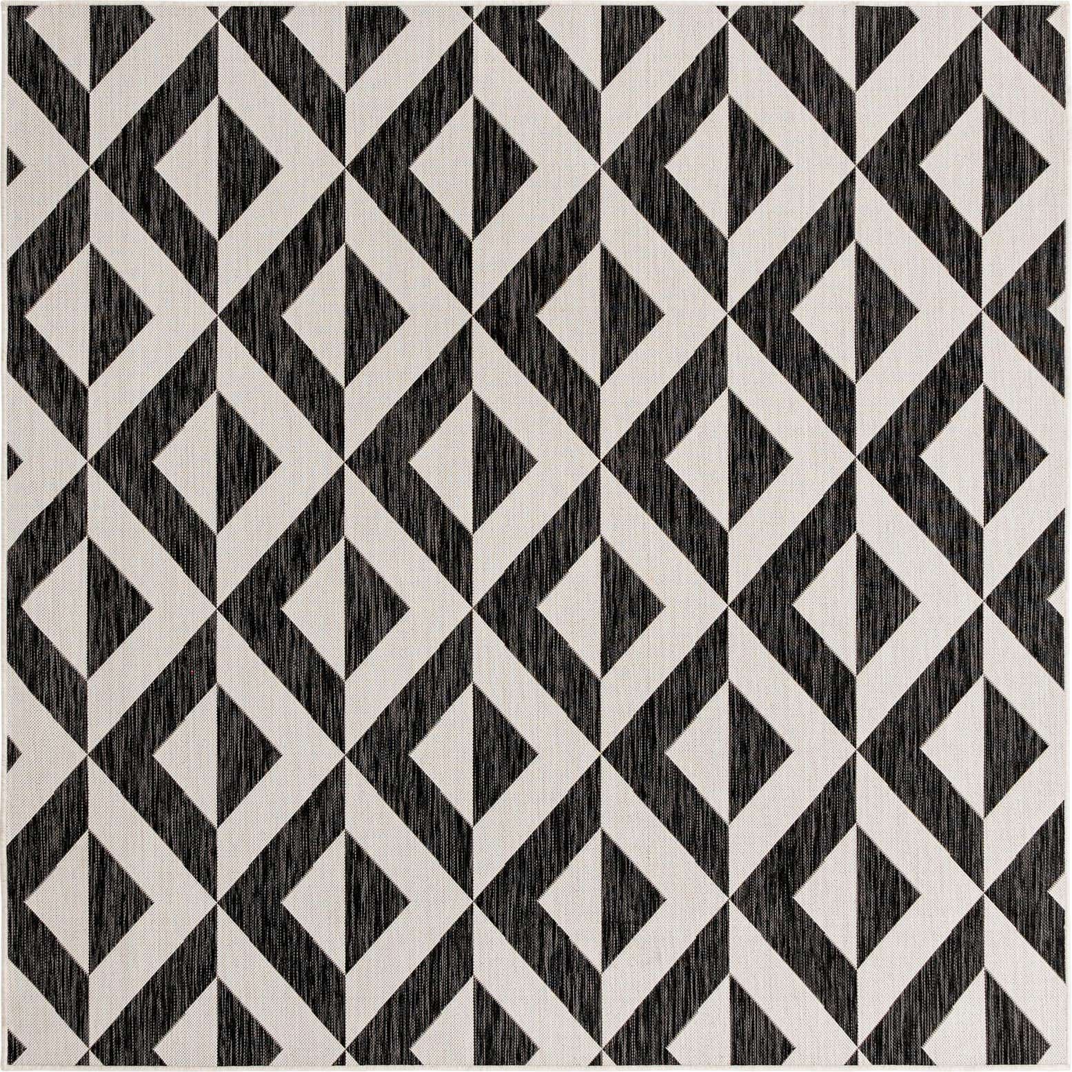 7' 10 x 7' 10 Easy-Clean Jill Zarin Napa Indoor / Outdoor Square Rug