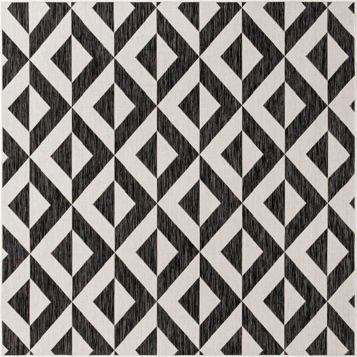 7' 10 x 7' 10 Easy-Clean Jill Zarin Napa Indoor / Outdoor Square Rug