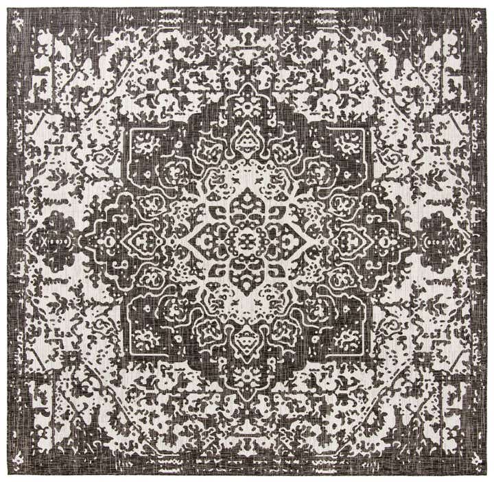 10' 8 x 10' 8 Easy-Clean Jill Zarin Dubai Indoor / Outdoor Square Rug