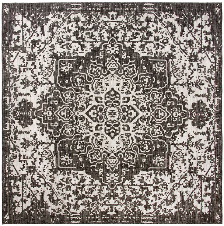 Detail image of 13' x 13' Easy-Clean Jill Zarin Dubai Indoor / Outdoor Square Rug