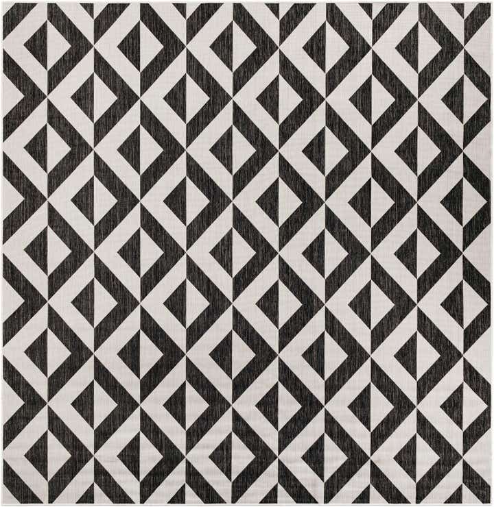 10' x 10' Easy-Clean Jill Zarin Napa Indoor / Outdoor Square Rug