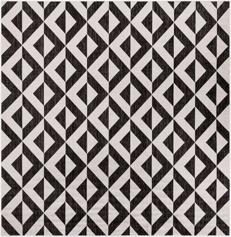 Detail image of 10' x 10' Easy-Clean Jill Zarin Napa Indoor / Outdoor Square Rug