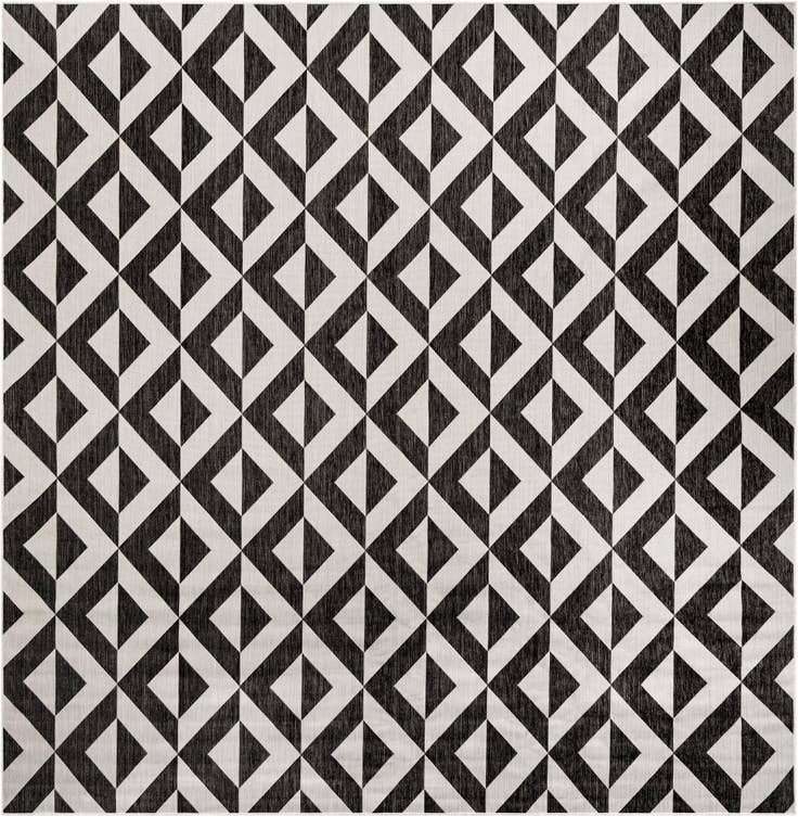 Detail image of 12' x 12' Easy-Clean Jill Zarin Napa Indoor / Outdoor Square Rug