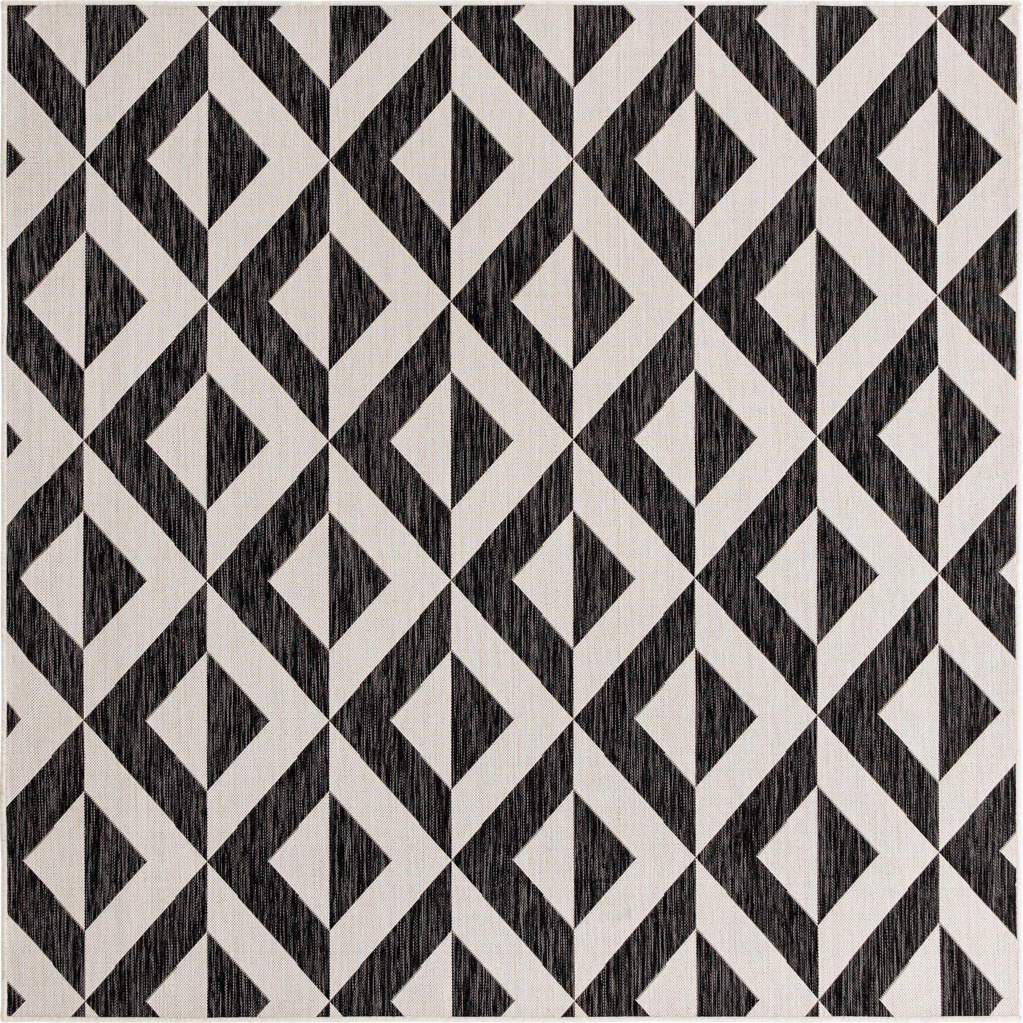 7' 10 x 7' 10  Washable Jill Zarin Napa Indoor / Outdoor Square Rug