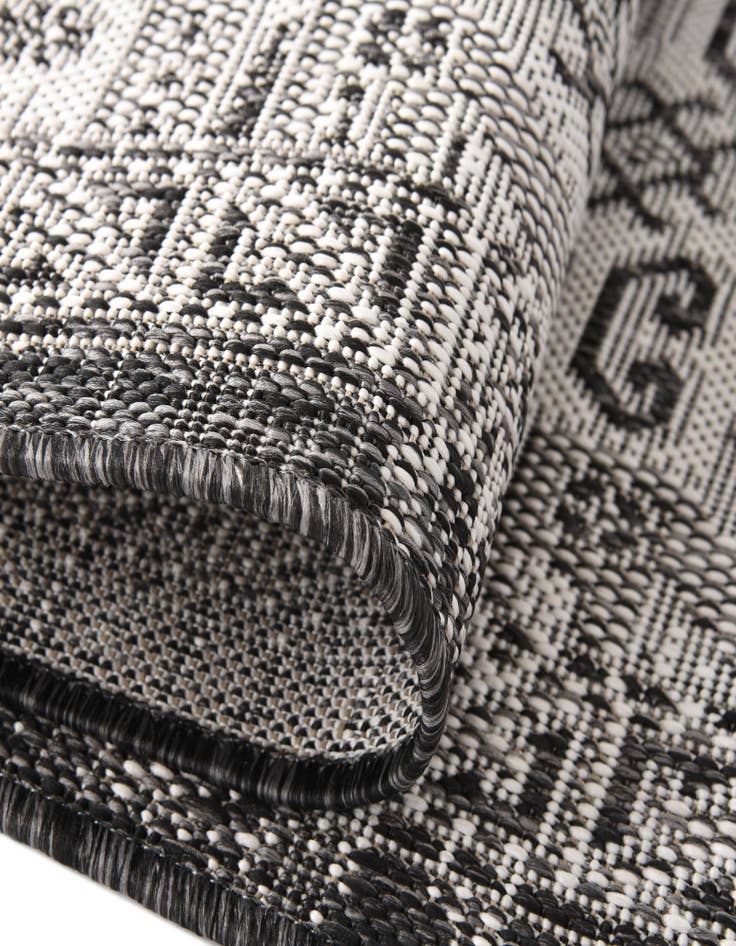 Detail image of 13' x 13' Easy-Clean Aztec Indoor / Outdoor Square Rug