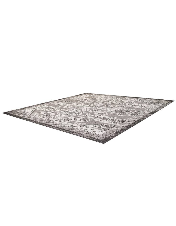 Detail image of 13' x 13' Easy-Clean Aztec Indoor / Outdoor Square Rug