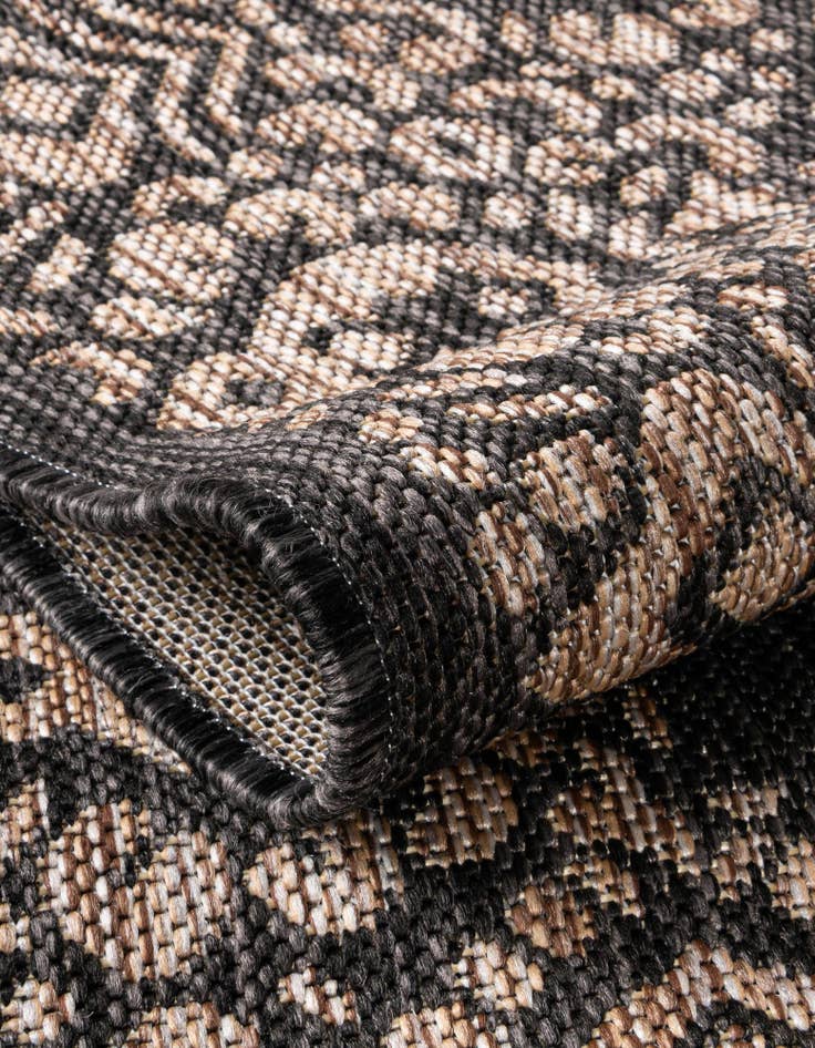 Detail image of 13' x 13' Easy-Clean Border Indoor / Outdoor Square Rug