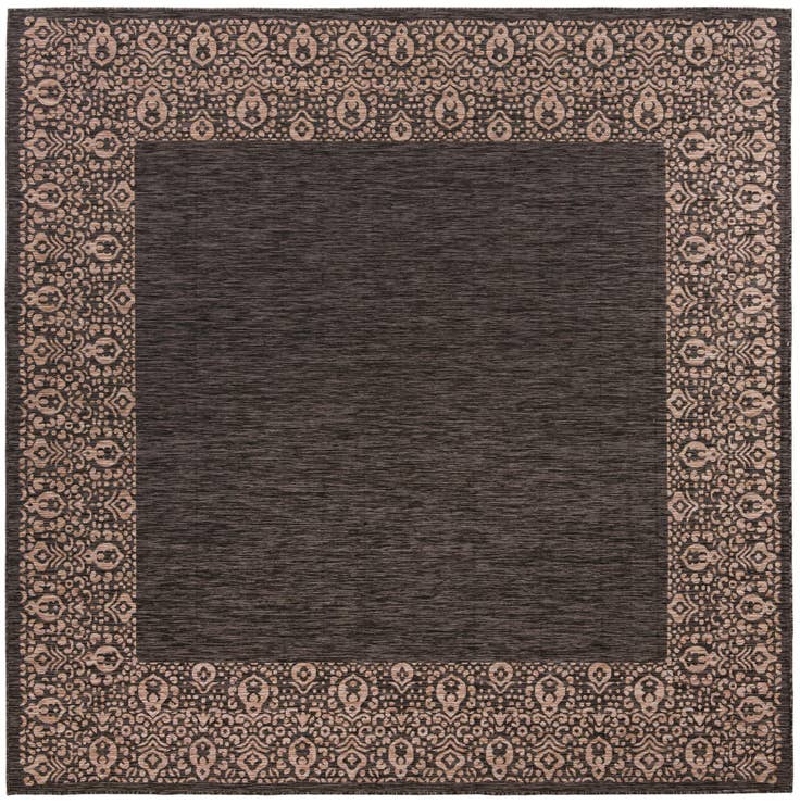 Detail image of 10' 8 x 10' 8 Easy-Clean Border Indoor / Outdoor Square Rug