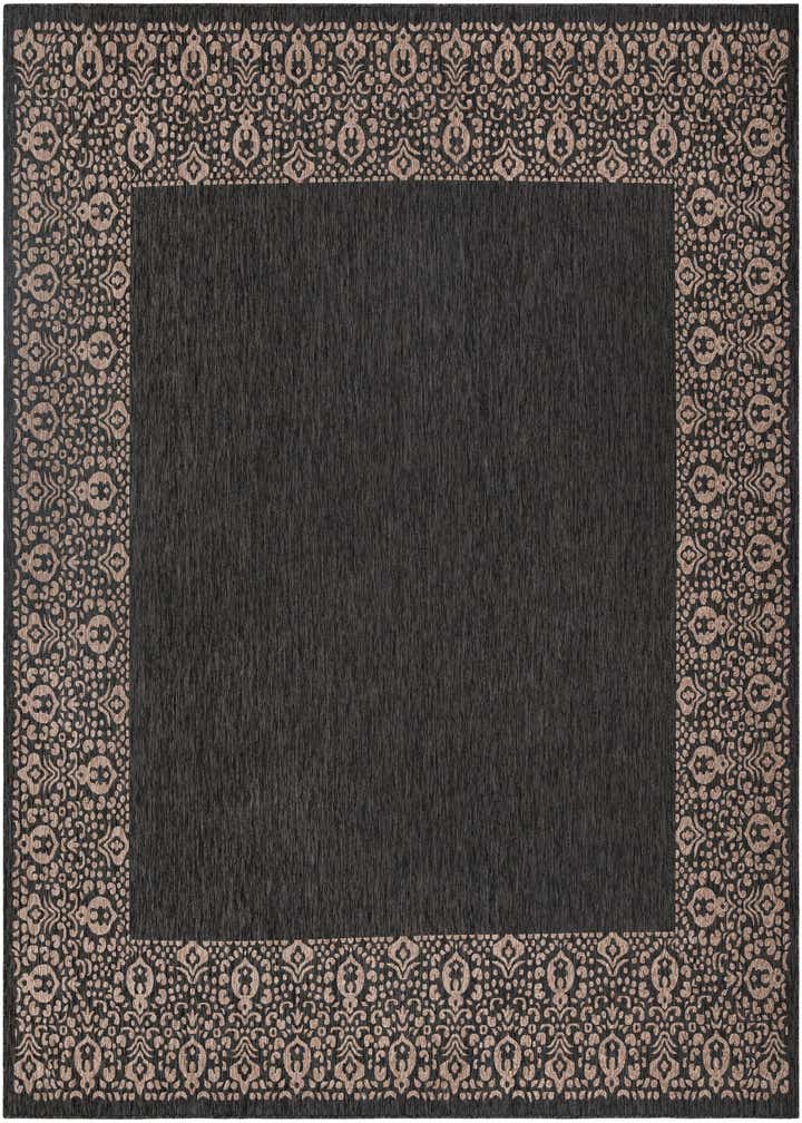13' x 13' Easy-Clean Border Indoor / Outdoor Square Rug