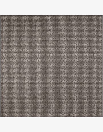 10' x 10' Easy-Clean Checkered Indoor / Outdoor Square Rug