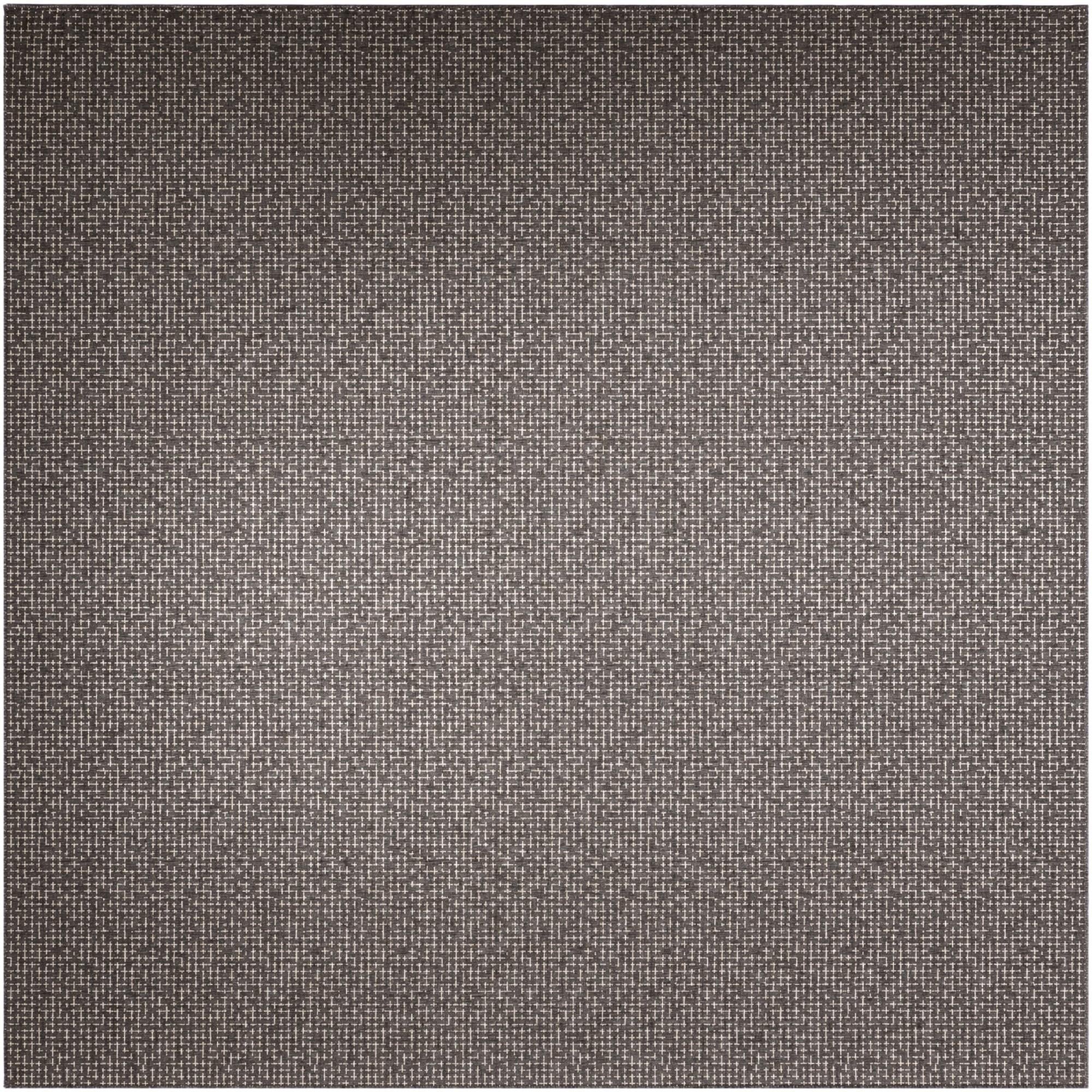 13' x 13' Easy-Clean Checkered Indoor / Outdoor Square Rug