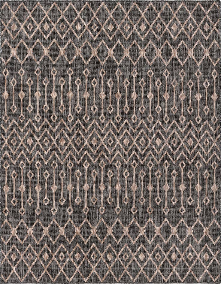 Detail image of 7' 10 x 7' 10 Easy-Clean Lattice Indoor / Outdoor Square Rug