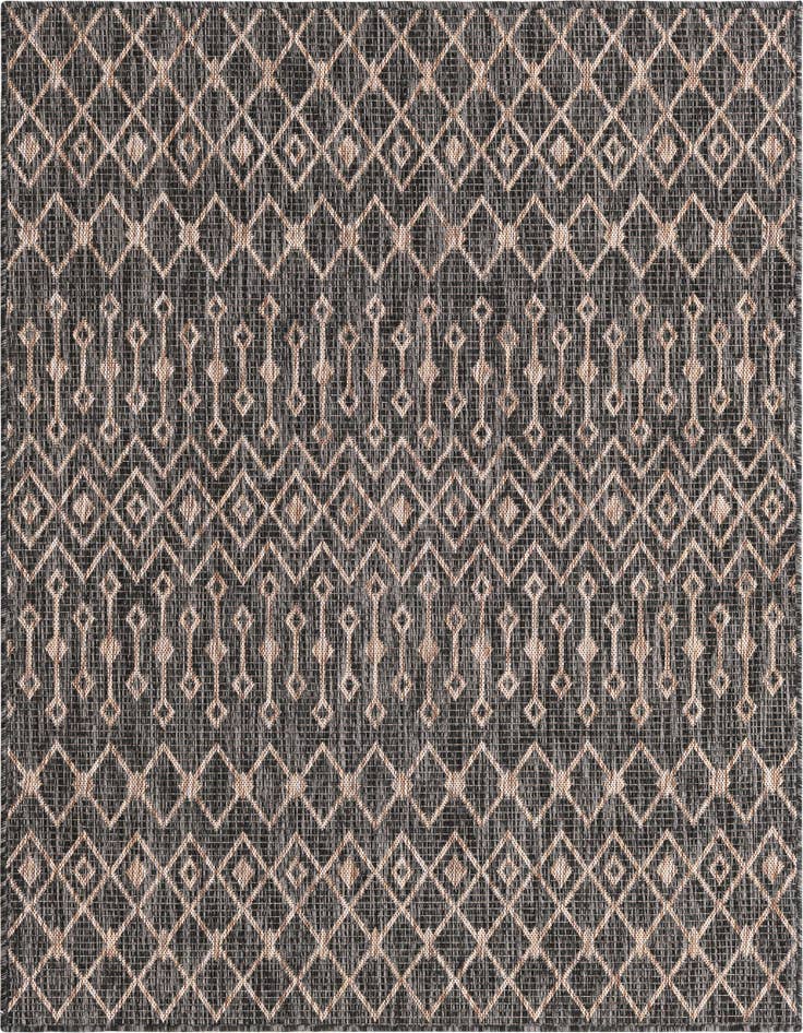 Detail image of 5' 3 x 5' 3 Easy-Clean Lattice Indoor / Outdoor Square Rug