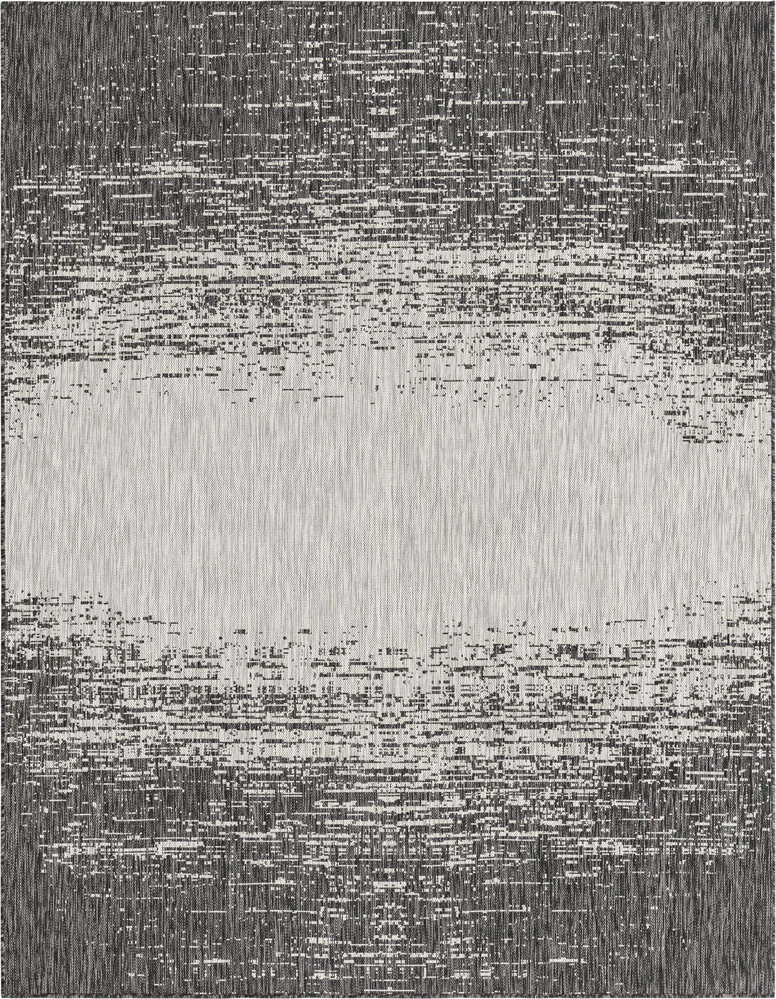 7' 10 x 7' 10 Easy-Clean Modern Indoor / Outdoor Square Rug