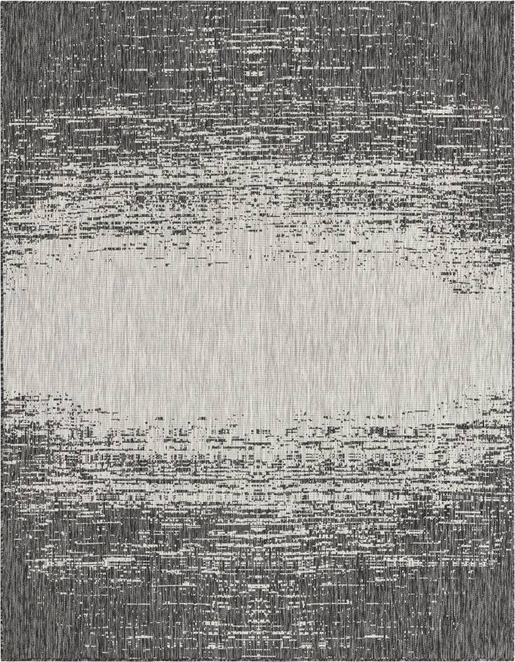 Detail image of 7' 10 x 7' 10 Easy-Clean Modern Indoor / Outdoor Square Rug
