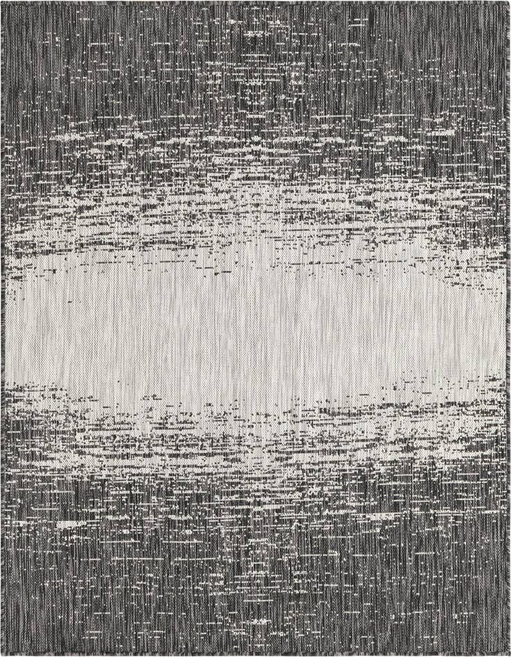Detail image of 5' 3 x 5' 3 Easy-Clean Modern Indoor / Outdoor Square Rug