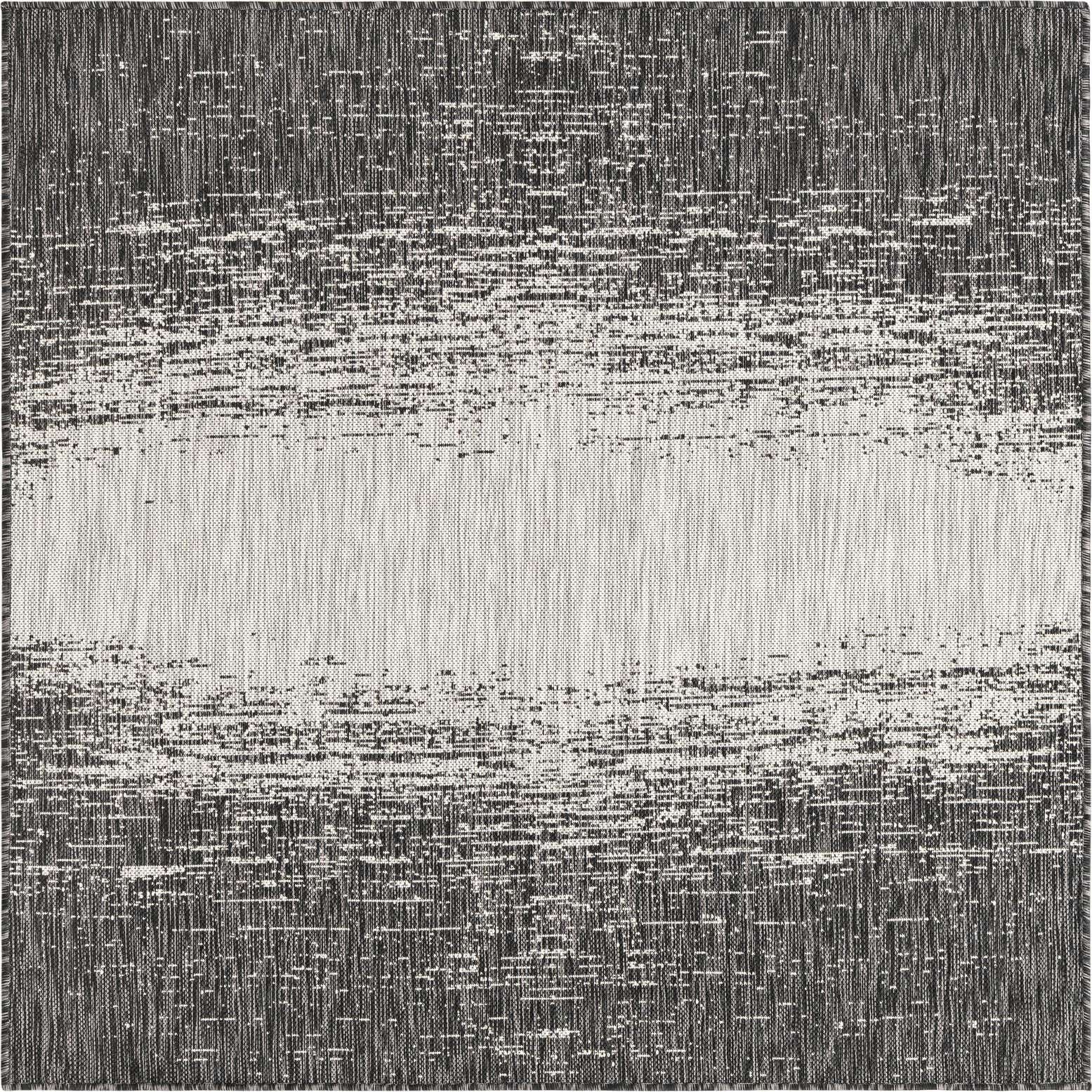 5' 3 x 5' 3 Easy-Clean Modern Indoor / Outdoor Square Rug