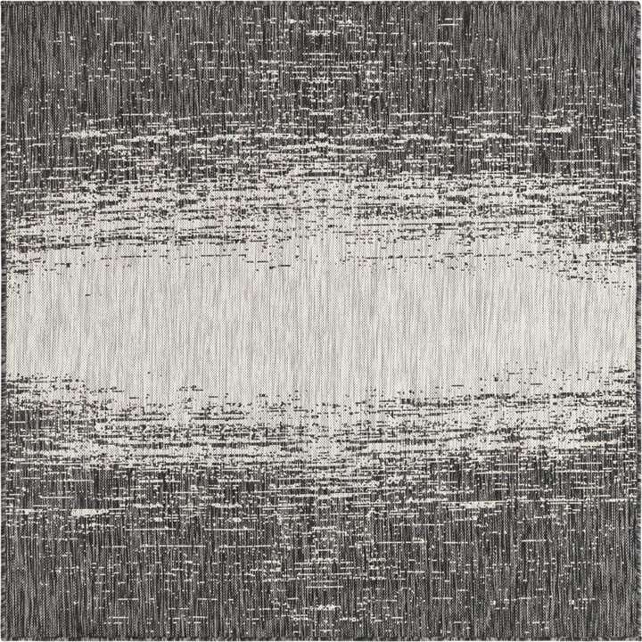 5' 3 x 5' 3 Easy-Clean Modern Indoor / Outdoor Square Rug