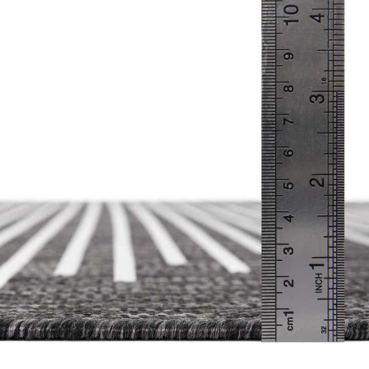 10' x 10' Easy-Clean Modern Indoor / Outdoor Square Rug